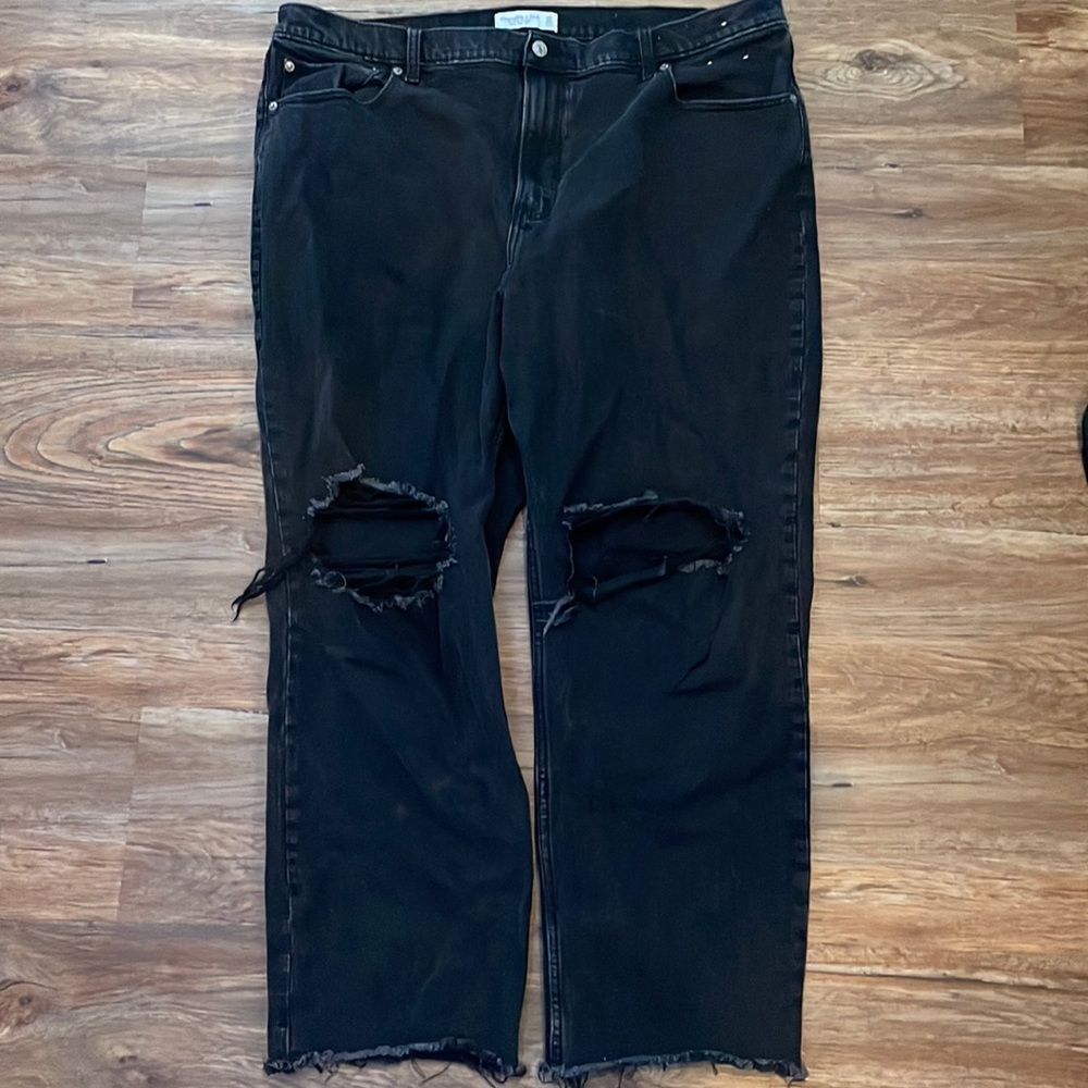 COPY - Abercrombie Distressed Black Ripped Jeans